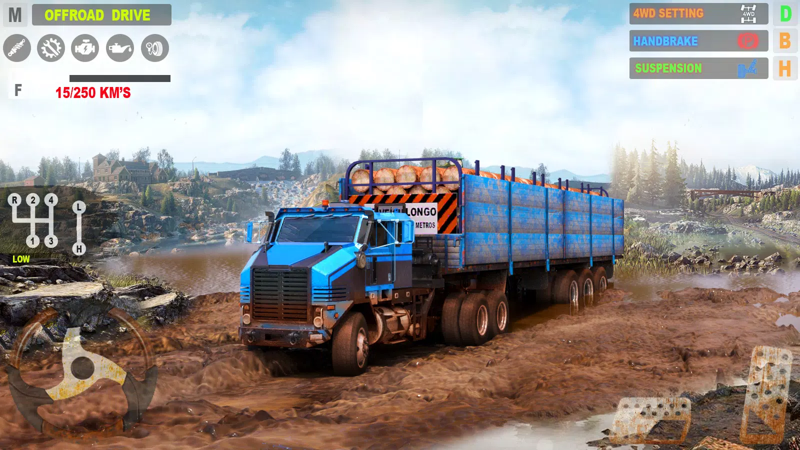 Offroad Mudrunner Games 3D Captura de pantalla 2