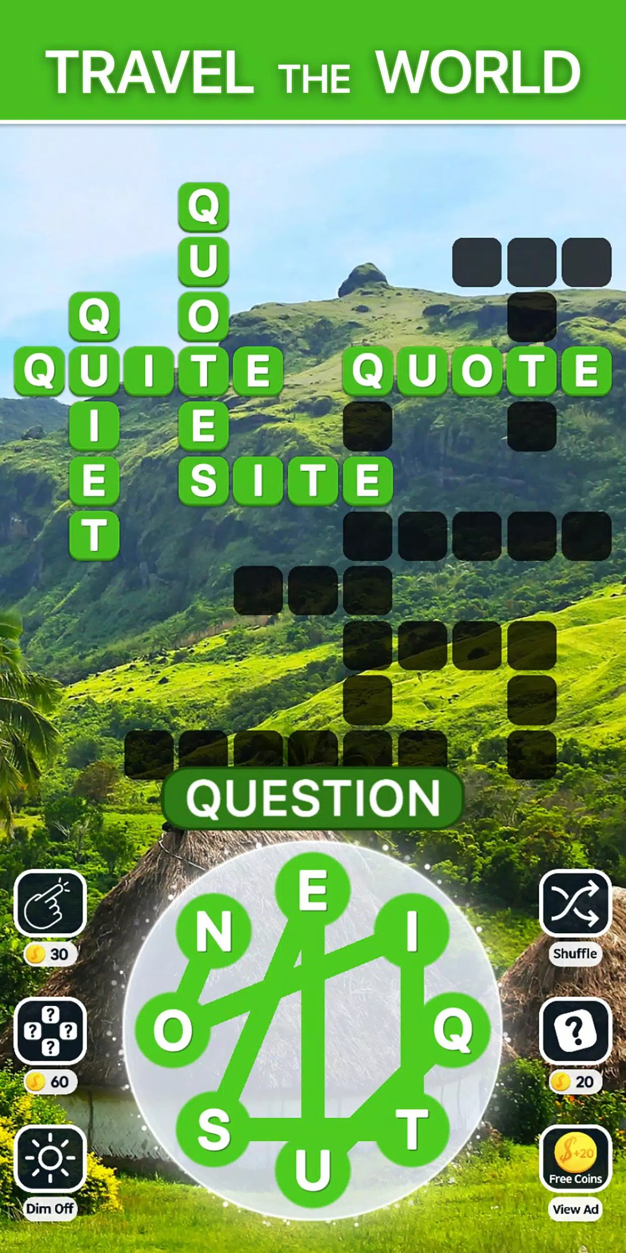 Word Swipe World Tour Connect Captura de tela 3