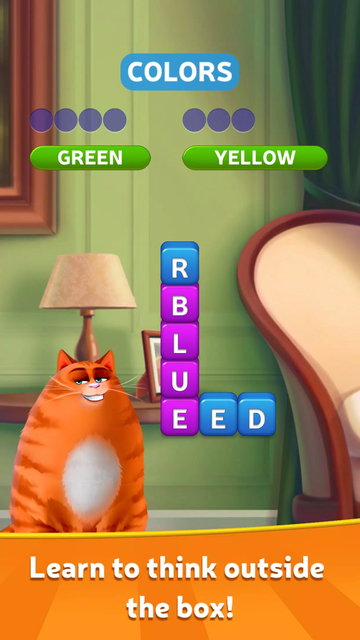 Kitty Scramble: Jeu de mots Capture d'écran 1