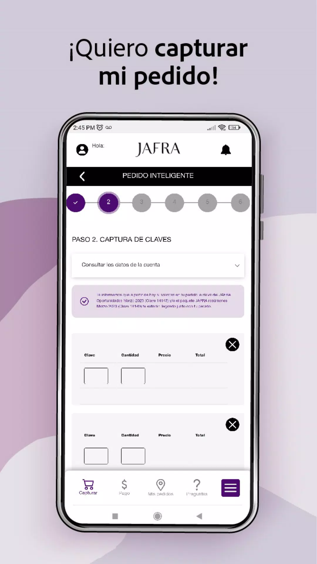 Consultor JAFRA Capture d'écran 3