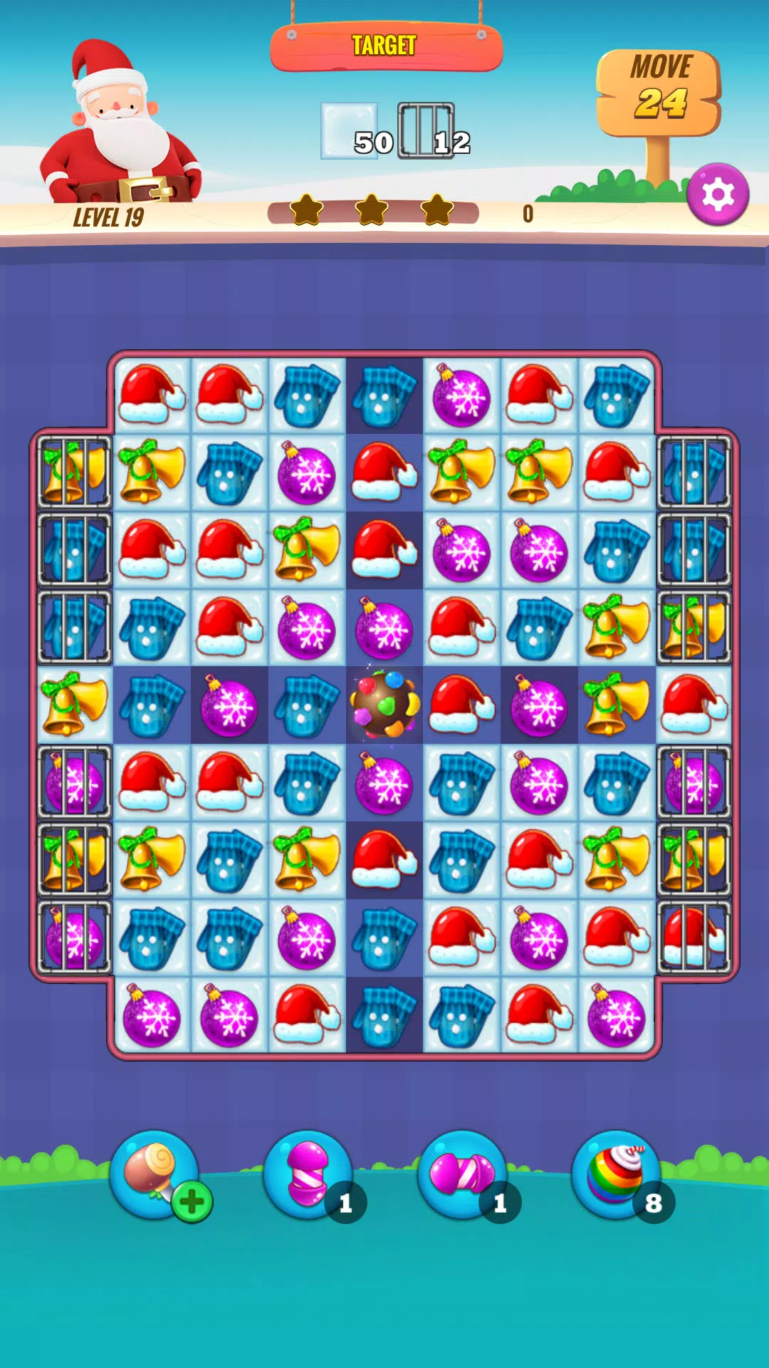 Christmas NewYear Match Game スクリーンショット 1