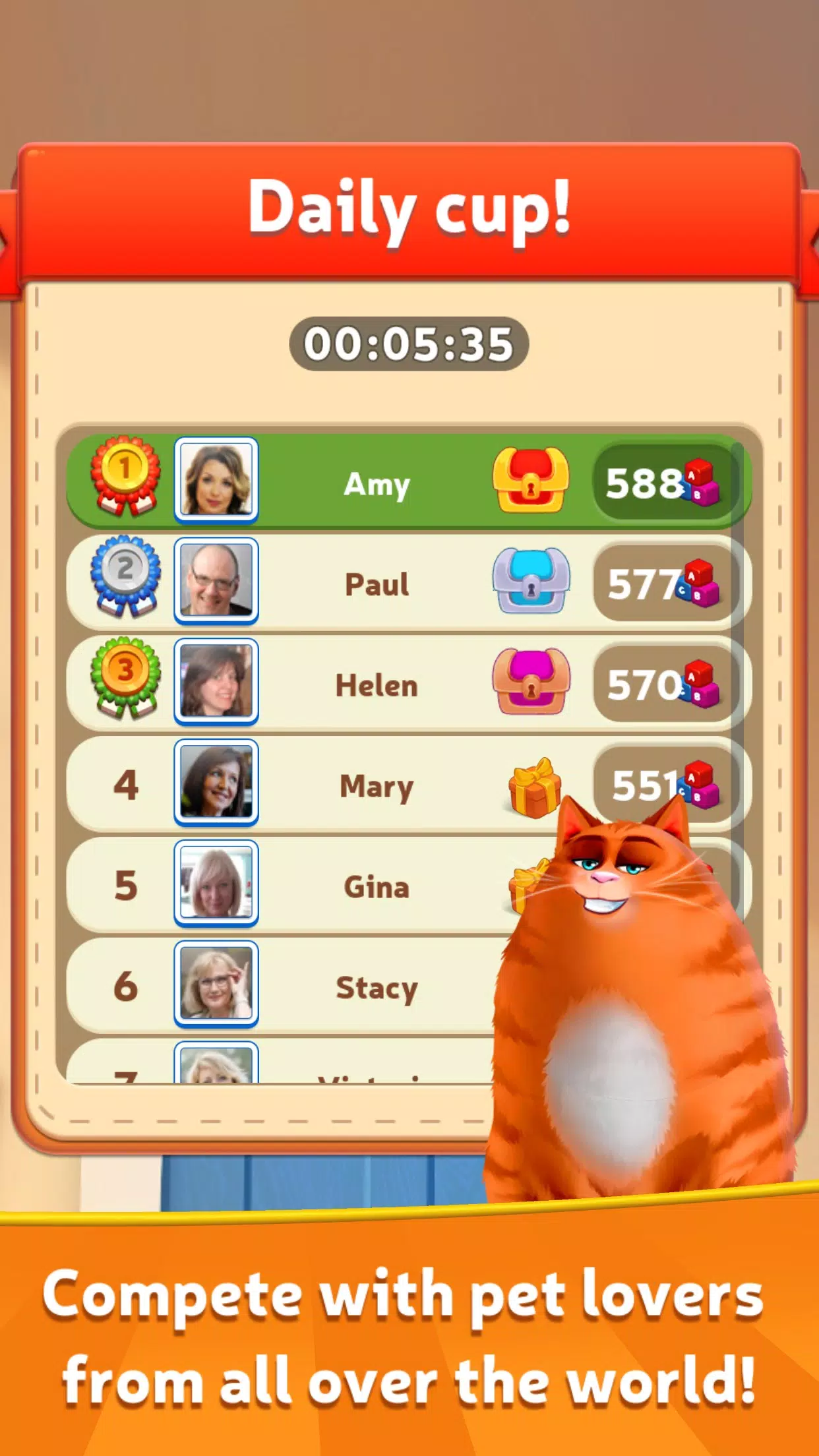 Kitty Scramble: Jeu de mots Capture d'écran 4