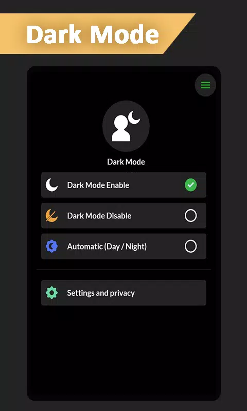Dark Mode スクリーンショット 3