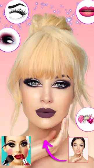 Makeup Camera: Beauty App ဖန်သားပြင်ဓာတ်ပုံ 3
