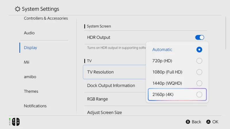 Nintendo Switch 2 Interface