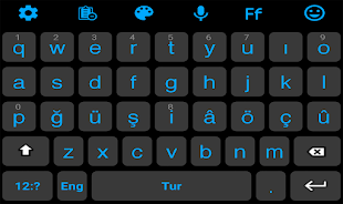 Turkish Language keyboard 202应用截图第3张