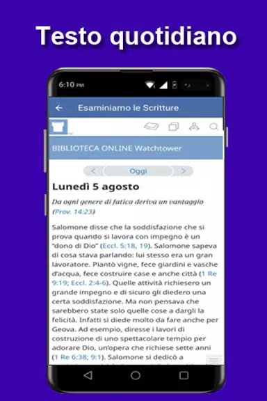Esaminiamo le Scritture ogni Capture d'écran 2