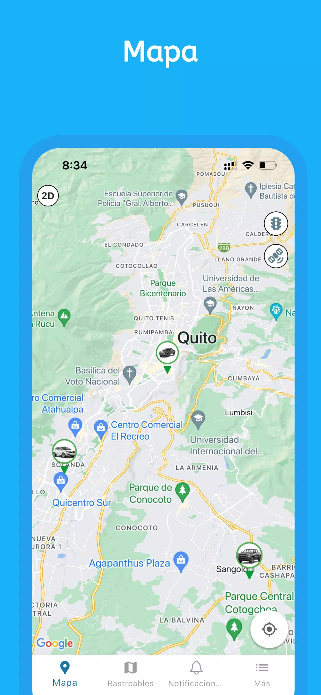 EcuaGPS Captura de tela 4