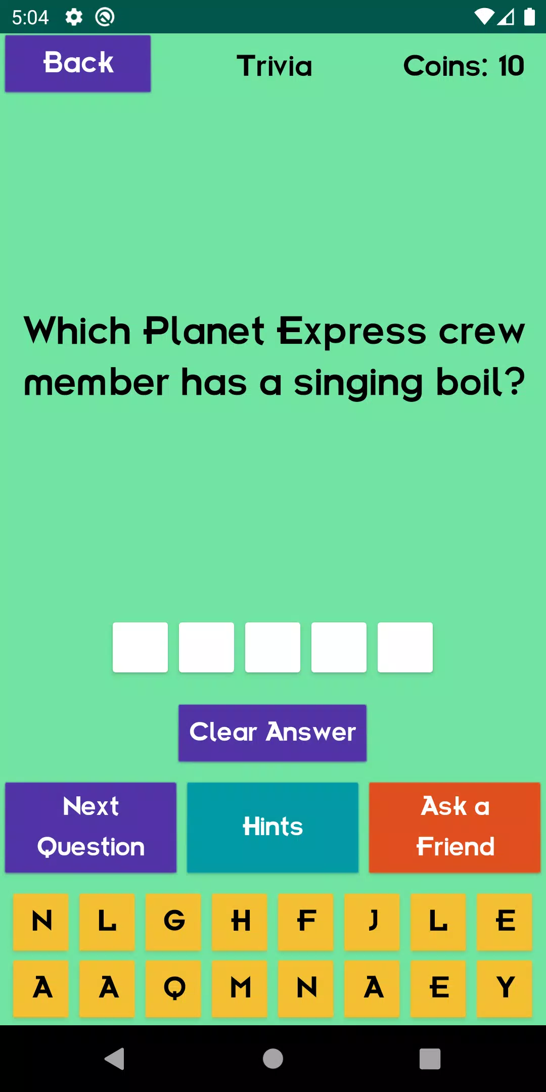 Quiz About Futurama スクリーンショット 3