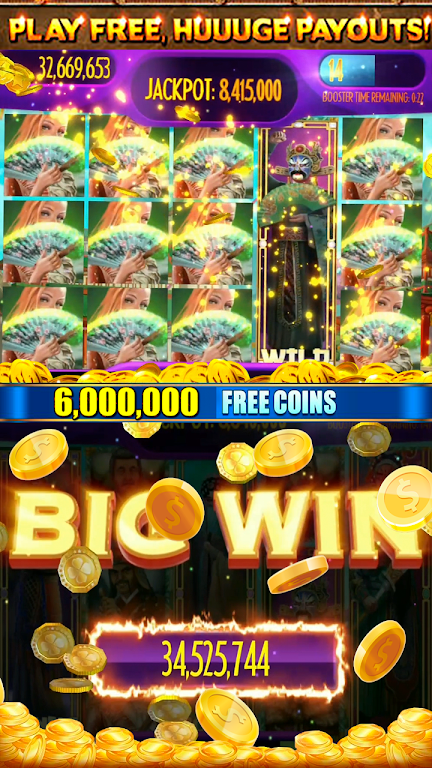 Chinese Opera Dynasty Free Vegas Slot Machine Capture d'écran 2
