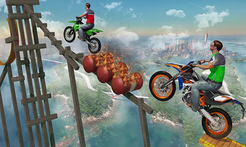 Bike Tricks Trail Stunt Master Captura de pantalla 2