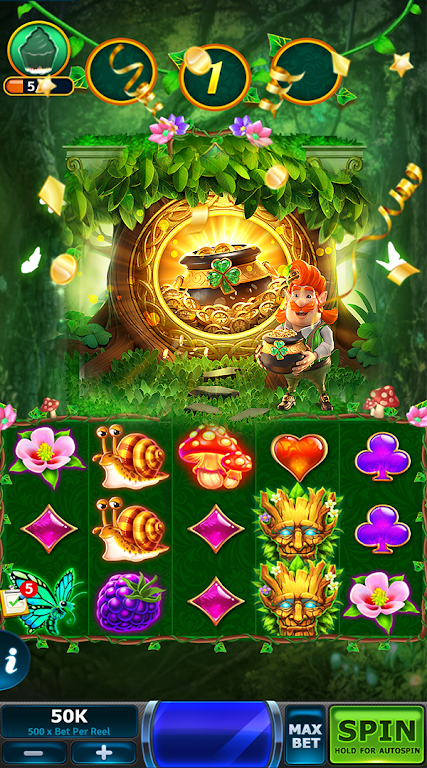 Dino Pixie Slots Adventure Скриншот 1