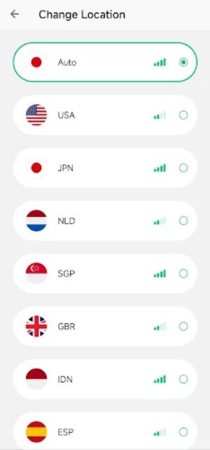 Xlnt VPN - Secure Proxy Capture d'écran 3