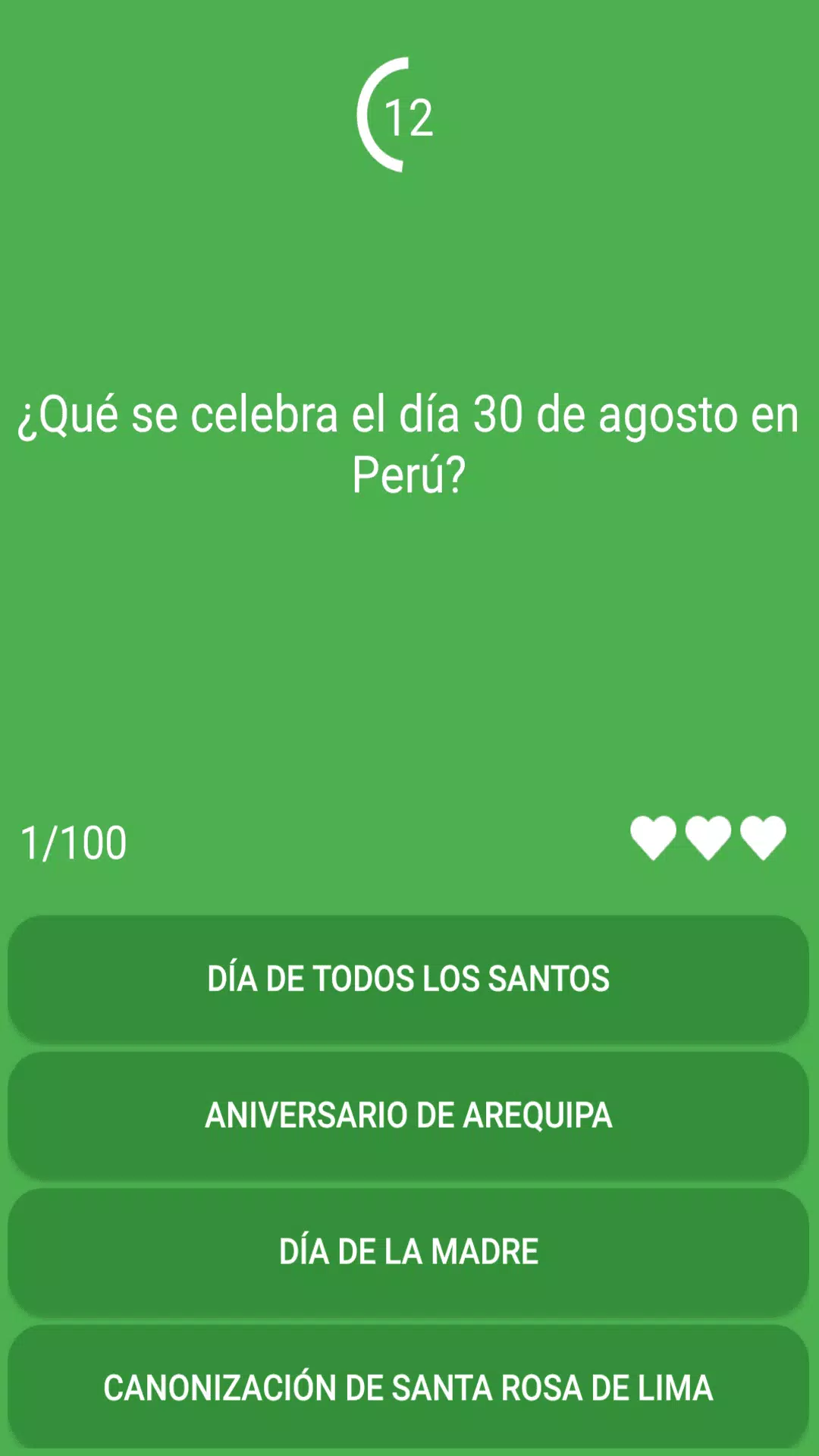 Test: ¿Cuánto sabes de Perú? Capture d'écran 2