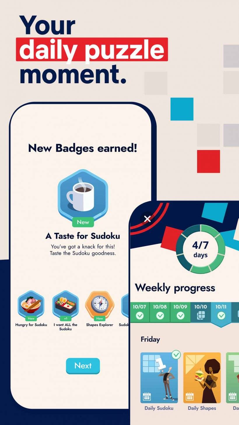 用Sudoku的手机屏幕屏幕截图