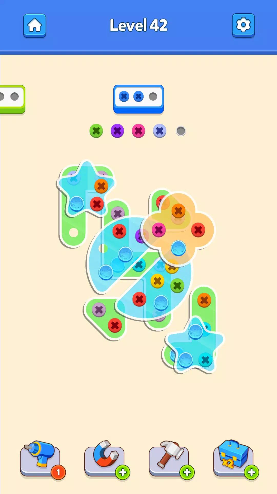 Screw Pin Jam Puzzle Nuts Bolt スクリーンショット 4