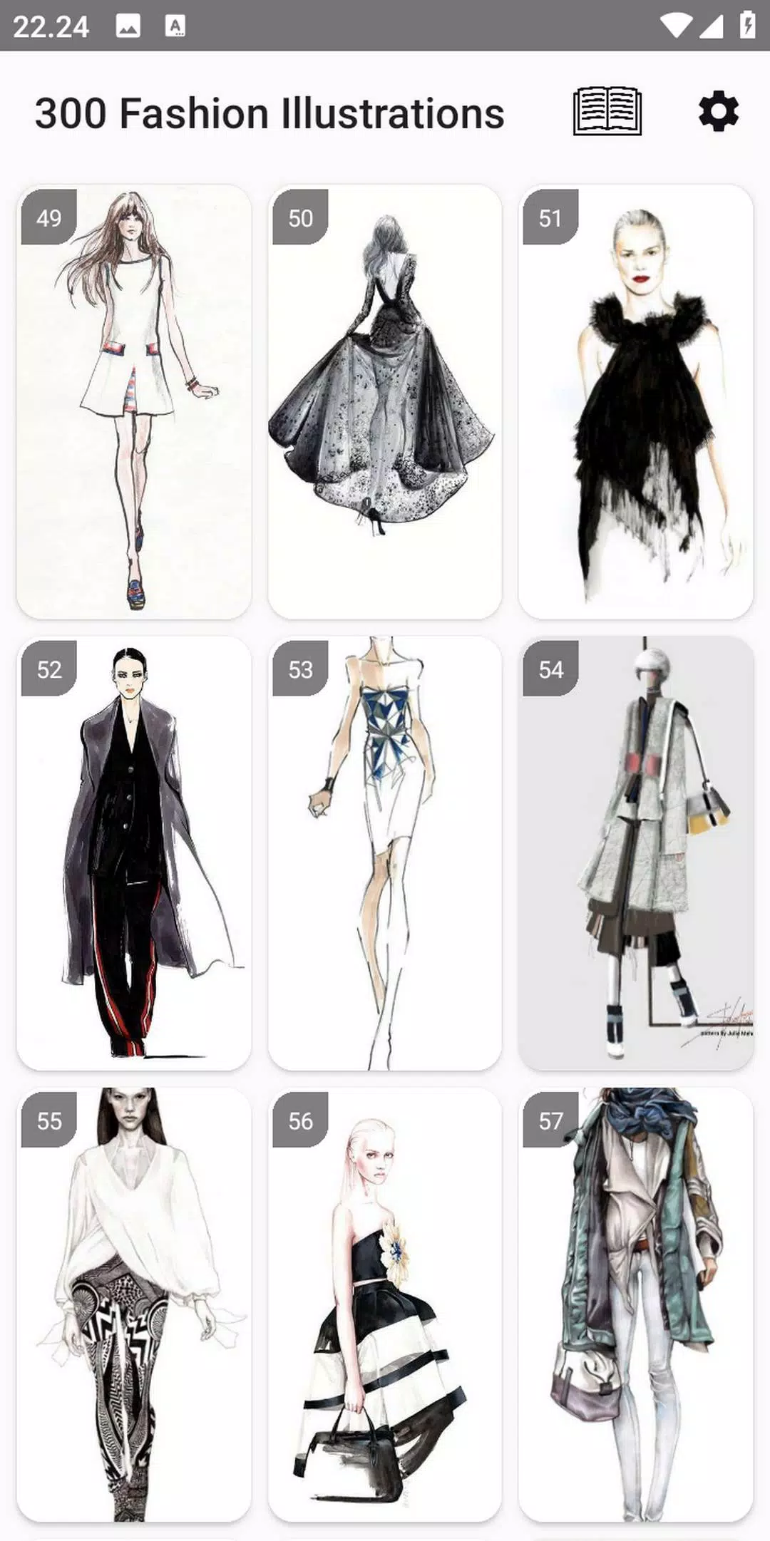 300 Fashion Illustrations应用截图第3张