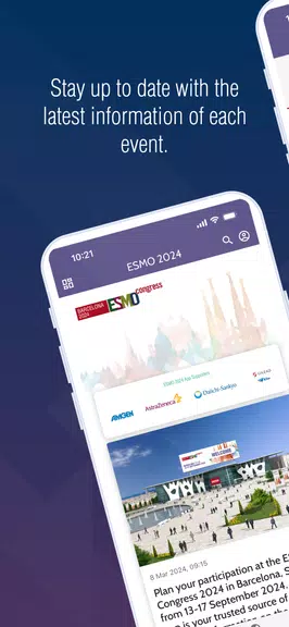 ESMO Events スクリーンショット 2