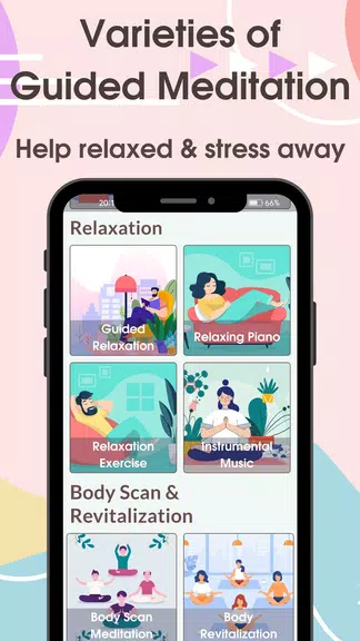 Guided Meditation & Relaxation ဖန်သားပြင်ဓာတ်ပုံ 4