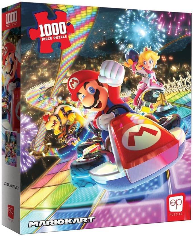 Mario Kart“ Rainbow Road” 1,000拼圖拼圖