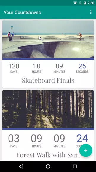 Countdown by timeanddate.com 스크린샷 1