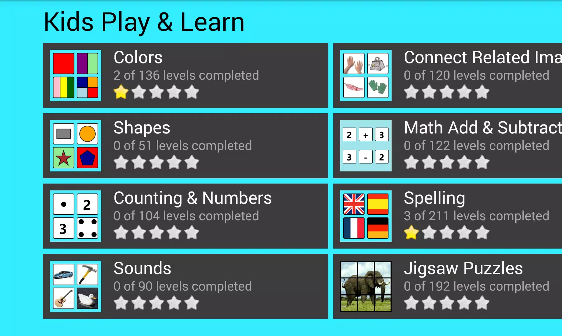 Kids Play & Learn 스크린샷 1