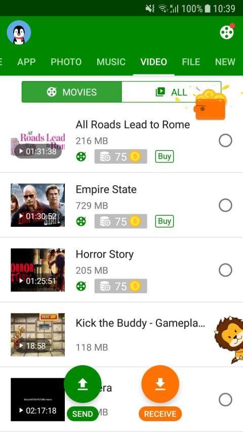 Xender Movie Alpha & Beta スクリーンショット 4
