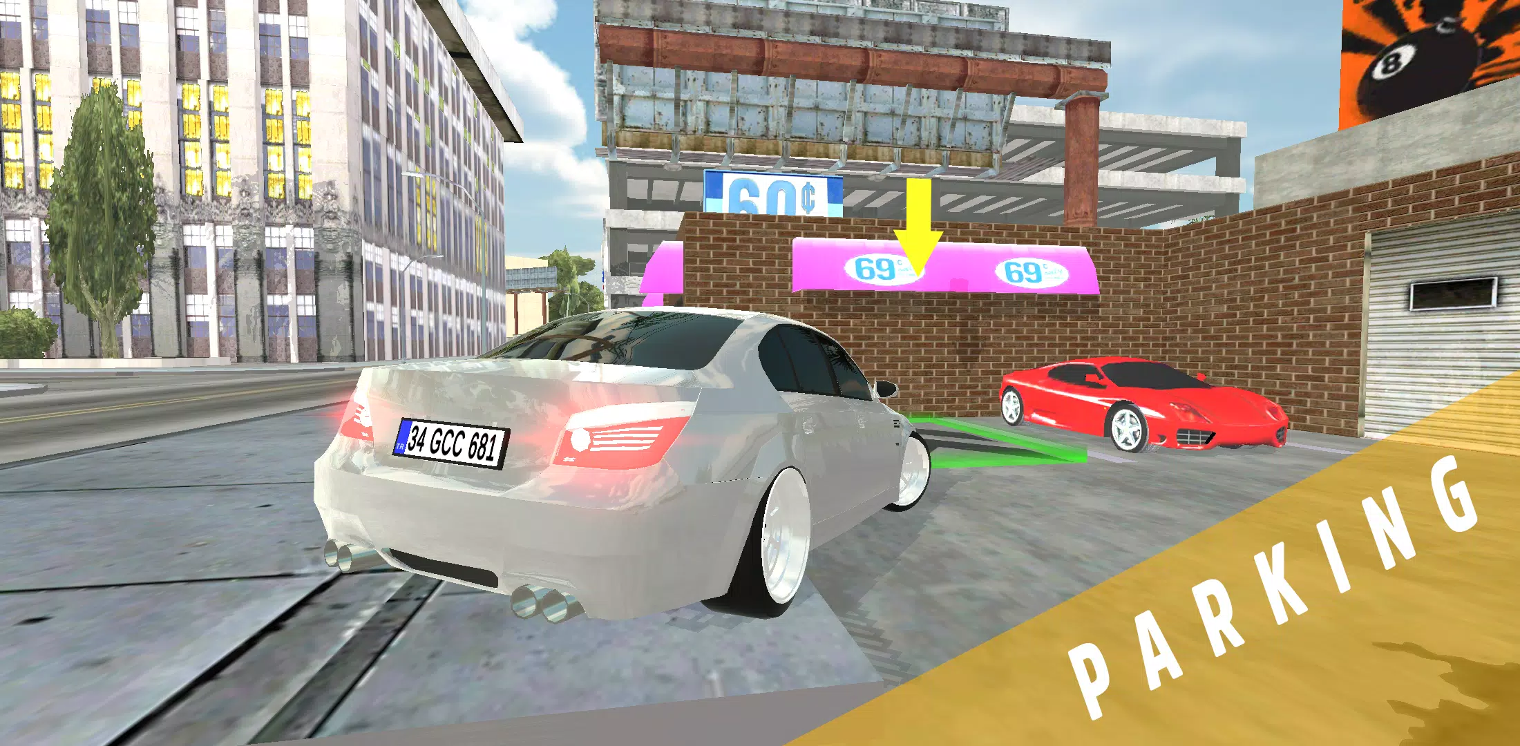 CLS 63 Drift & Park Simulator Скриншот 2