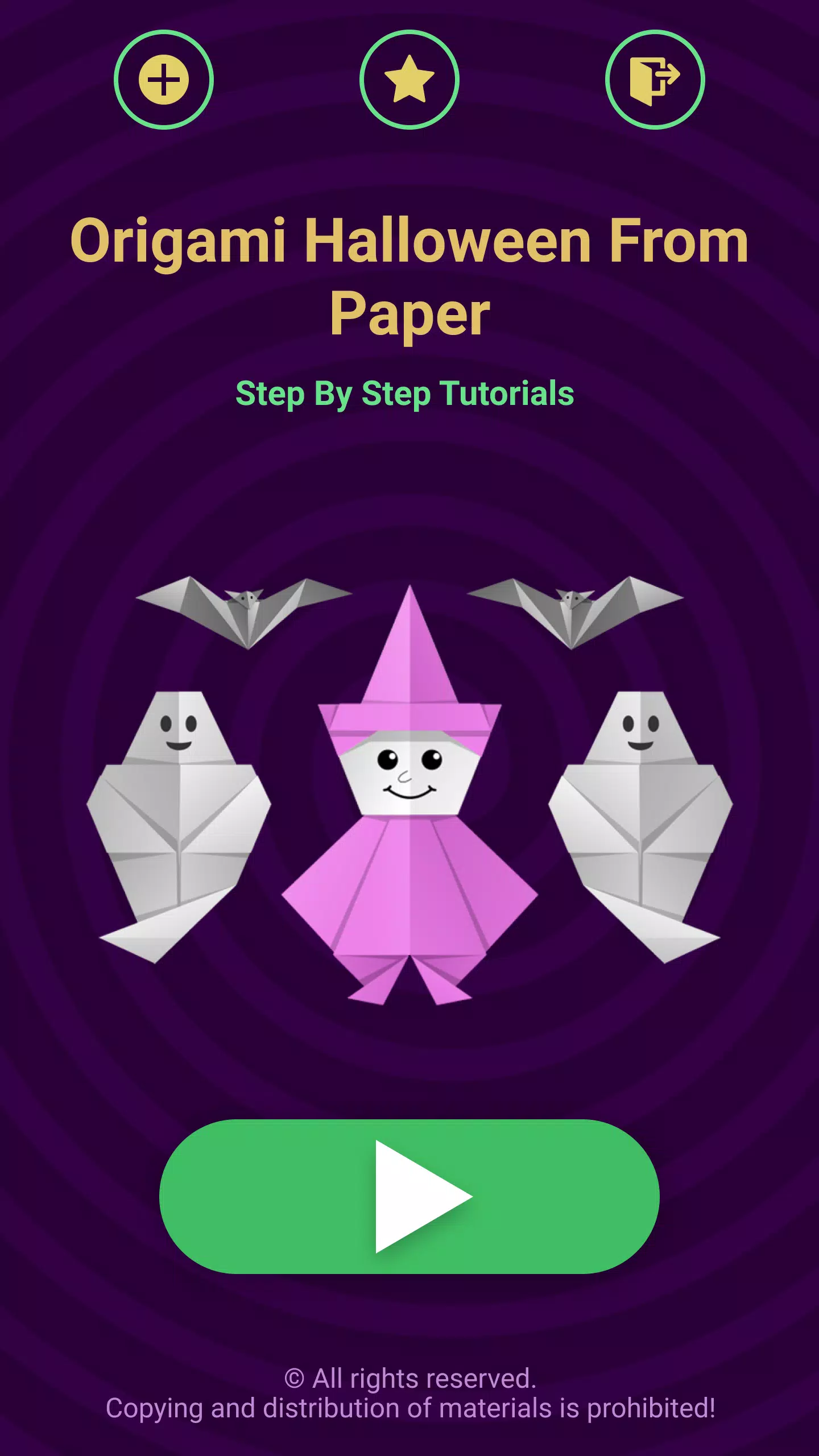 Origami Halloween 스크린샷 2