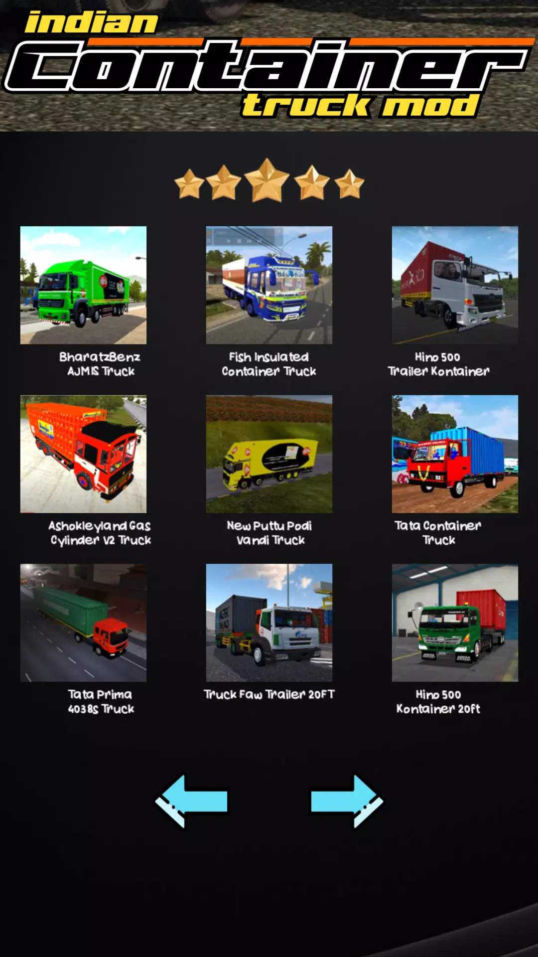 Indian Container Truck Mod Captura de tela 3