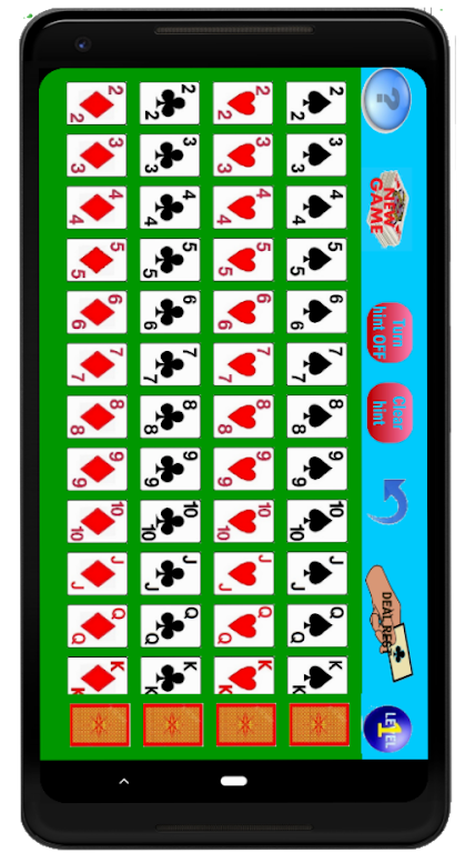 Differerent Solitaire game 스크린샷 2