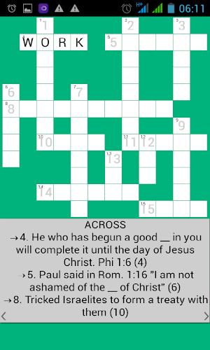 Bible Crossword Captura de pantalla 3