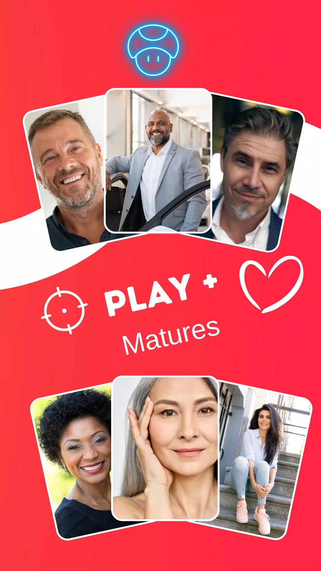 Mature Singles: Over 50 Dating應用截圖第2張