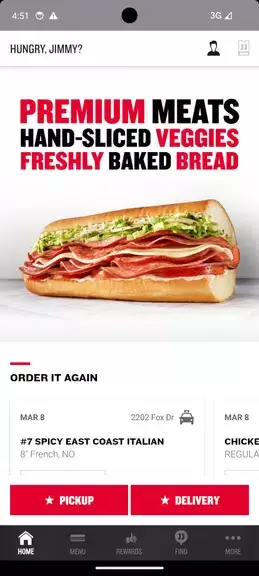 Jimmy John's Sandwiches Скриншот 1