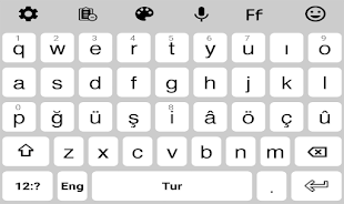 Turkish Language keyboard 202应用截图第2张