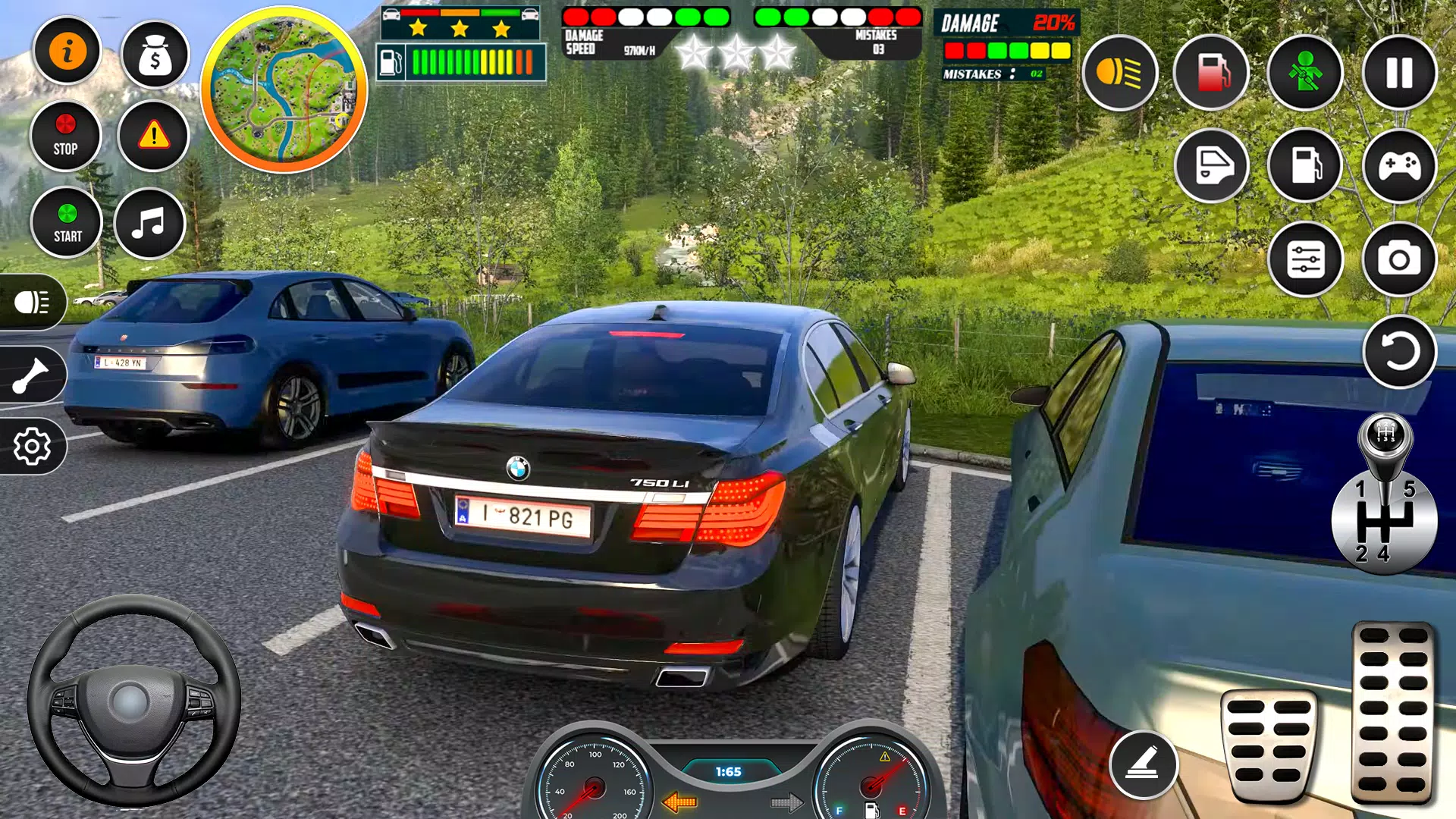 Classic Car Drive Parking Game スクリーンショット 1
