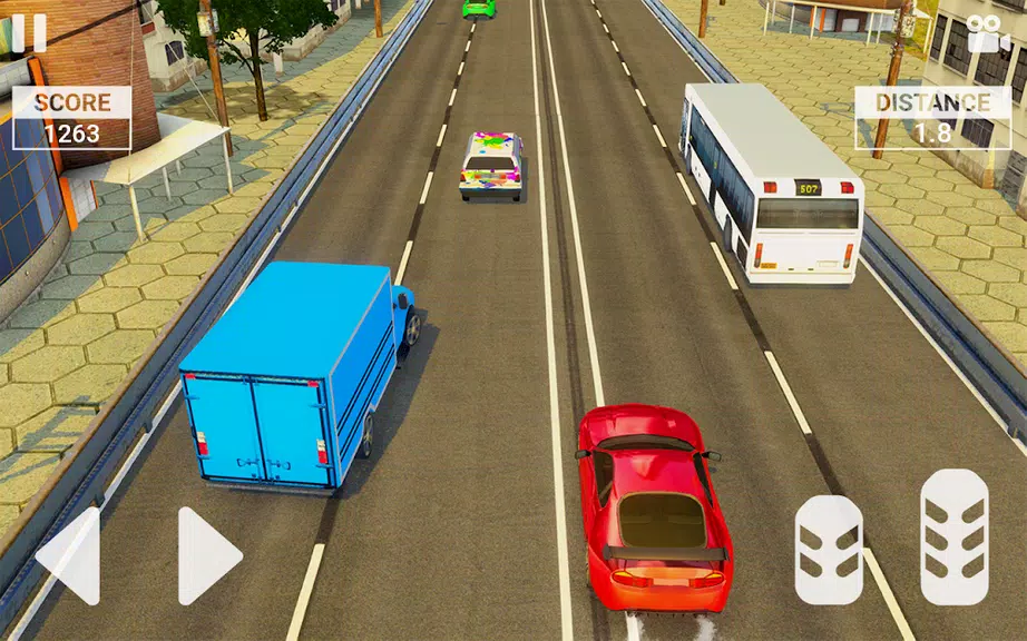 Real Highway Traffic Car Race ภาพหน้าจอ 3