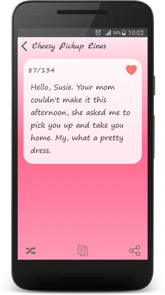 Cheesy Pick Up Lines ဖန်သားပြင်ဓာတ်ပုံ 3