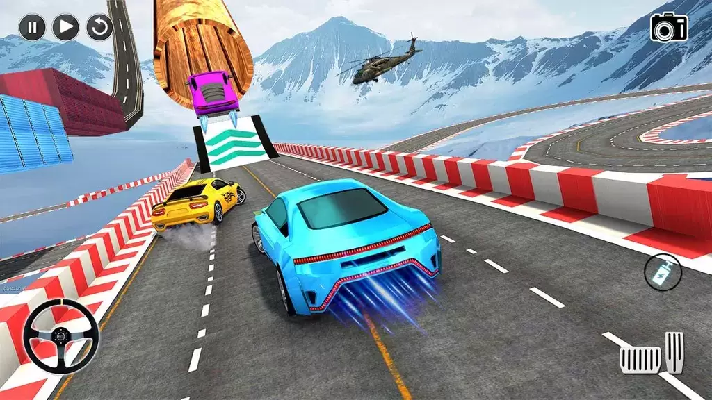 Mega Ramp Car Stunt Racing 3d Captura de tela 3