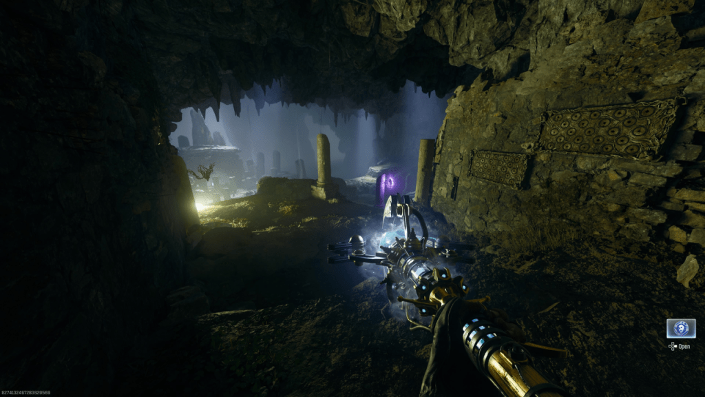 Glacial des cristaux d'éther sombres