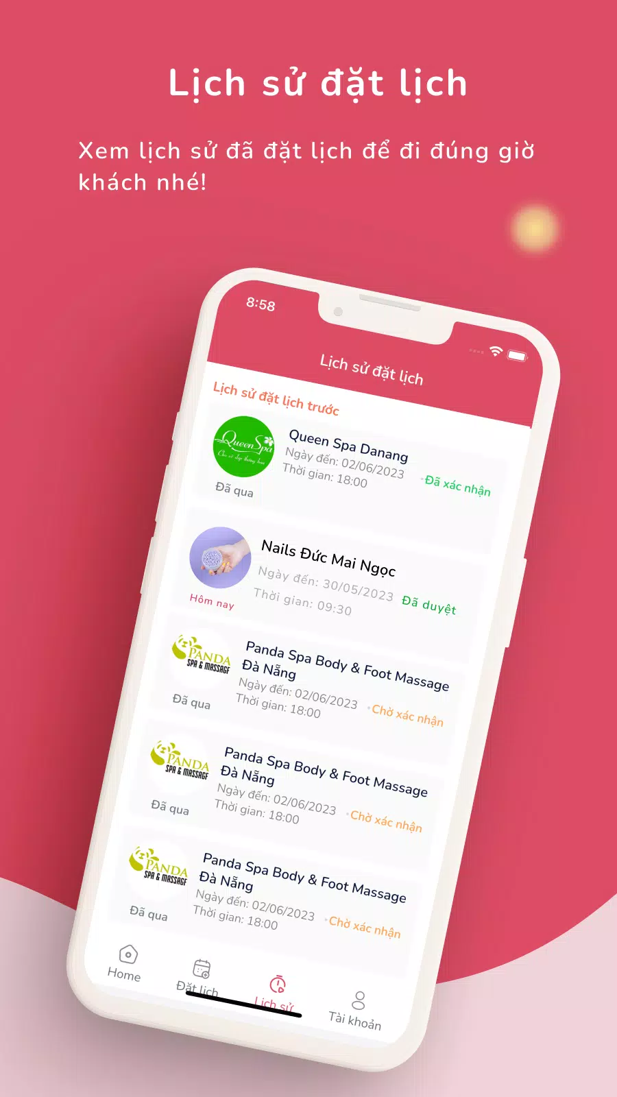 HiYou - Đặt lịch làm đẹp Capture d'écran 4