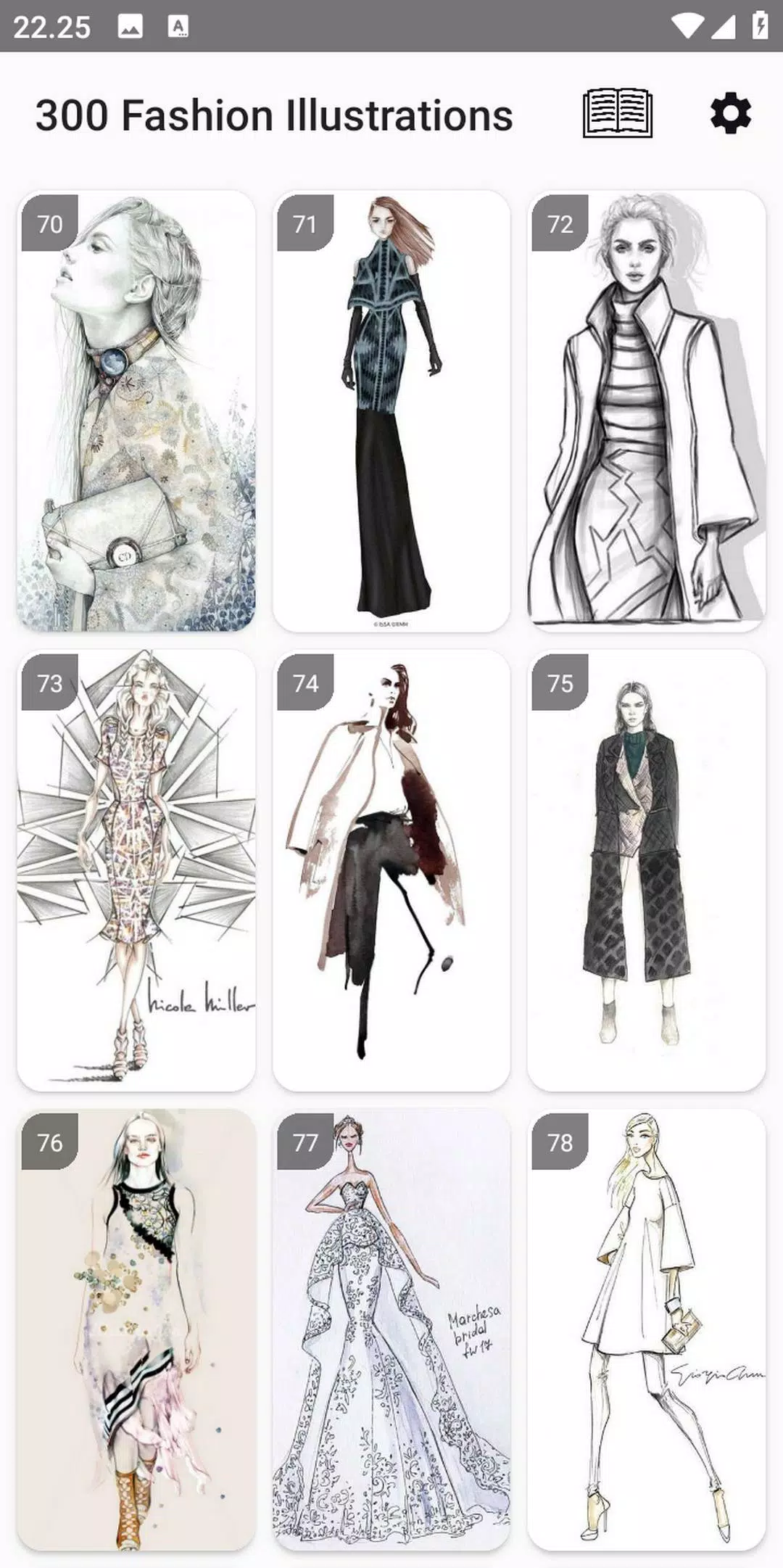 300 Fashion Illustrations应用截图第4张