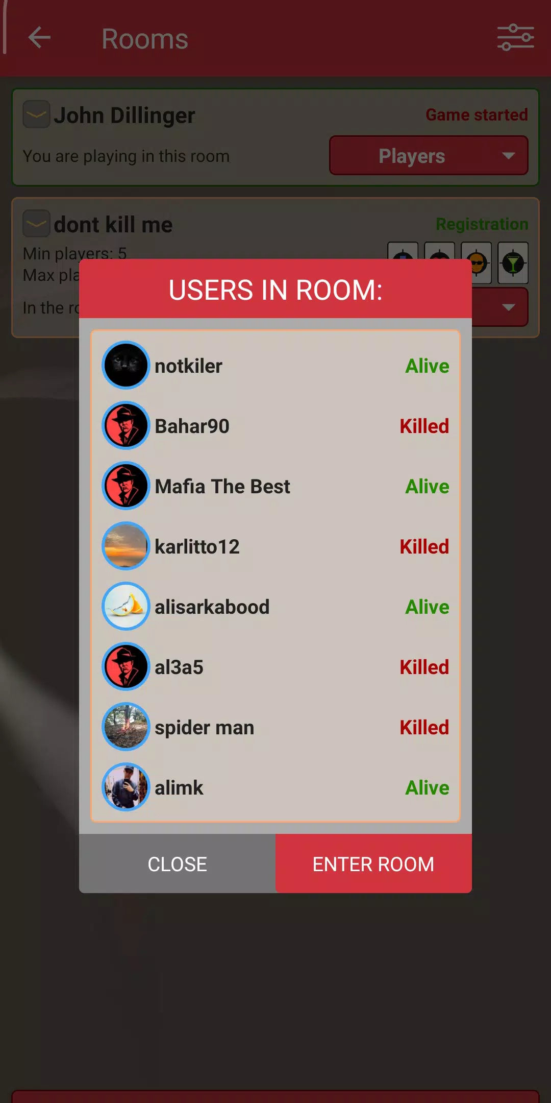 Mafia online Capture d'écran 4