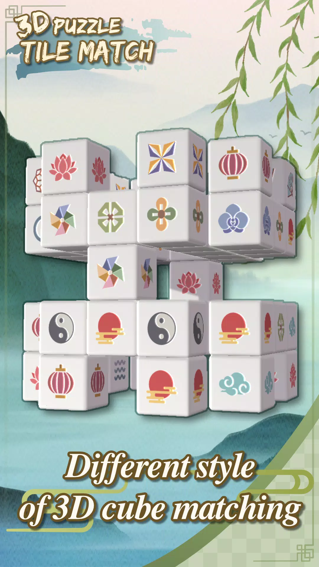 3D Tile Match Puzzle Capture d'écran 1