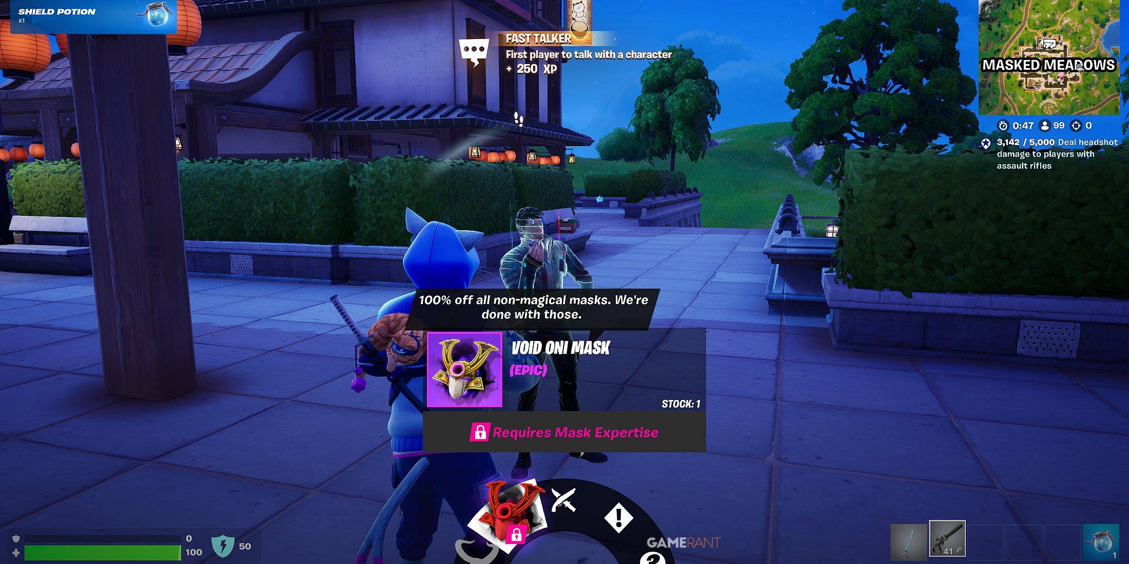 Daigon em prados mascarados