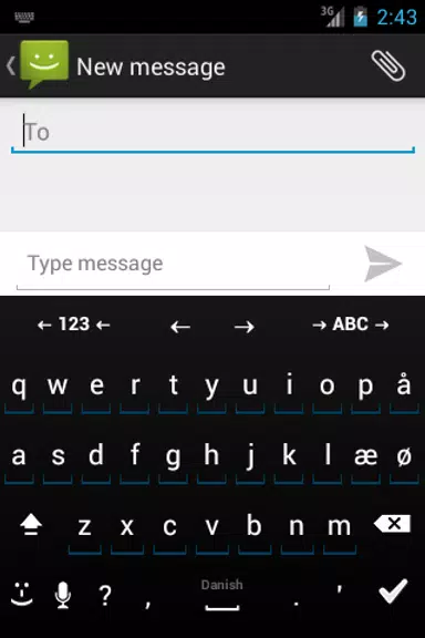 Danish for AnySoftKeyboard Captura de tela 1