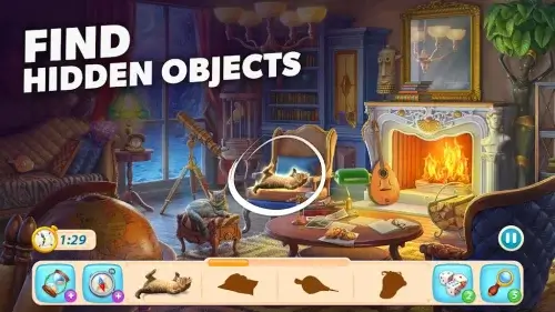 Secret Mansion: Hidden Objects Zrzut ekranu 1