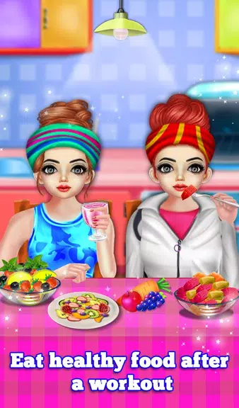 Gym Workout For Girls Game Captura de pantalla 2