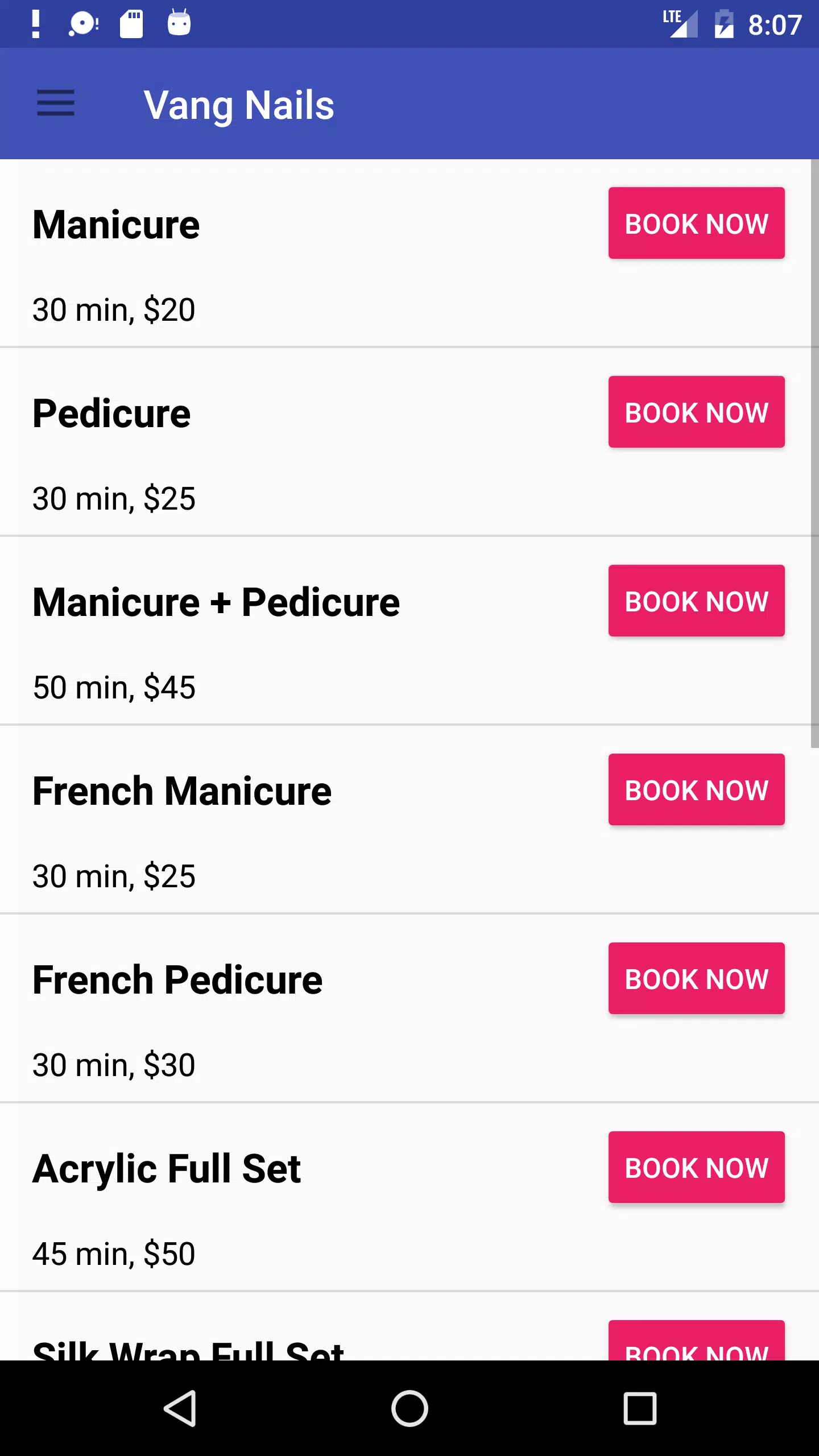 Vang Nails - Demo Скриншот 3