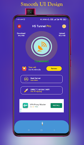 HS Tunnel Pro - Unlimited VPN स्क्रीनशॉट 1